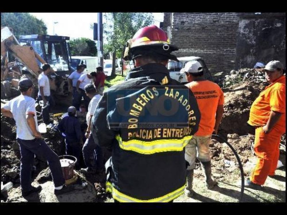 Un escape de gas necesit� la intervenci�n de Bomberos Zapadores