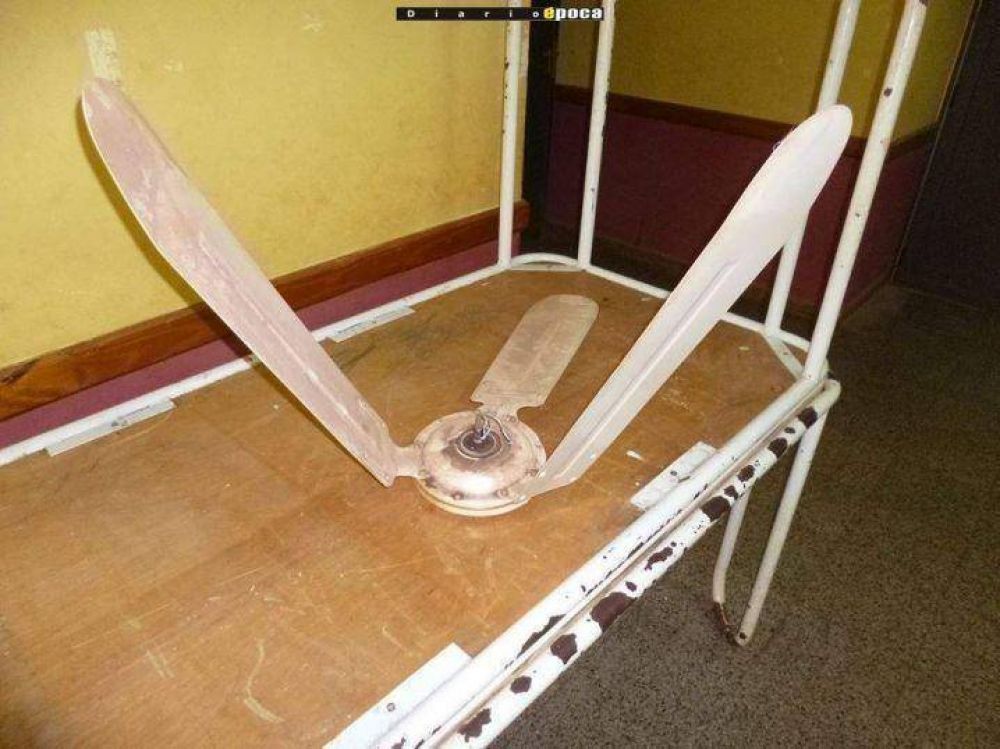Cay� un ventilador en una escuela e hiri� a tres ni�as