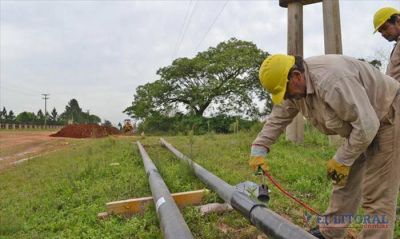 Libres: en abril comenzar� la conexi�n domiciliaria de gas