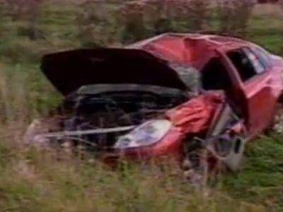 VUELCO EN LA AUTOV�A 11 ENTRE MAR DEL PLATA Y SANTA CLARA