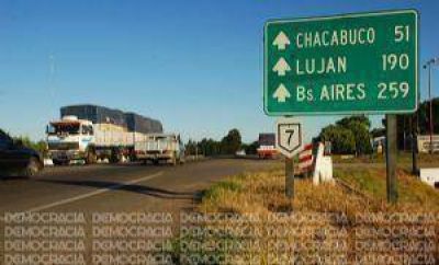 Autov�a en la Ruta 7: avanza la licitaci�n del tramo Jun�n-Giles