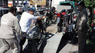 Incesante secuestro de motos en controles de tr�nsito