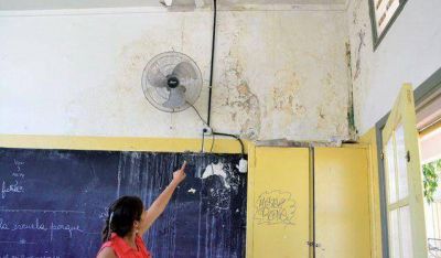 Grave deterioro edilicio de la Paula Albarrac�n de Sarmiento