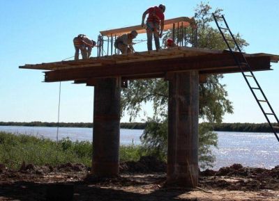 Avanza la construcci�n del acueducto Desv�o Arij�n en el Dpto. La Capital