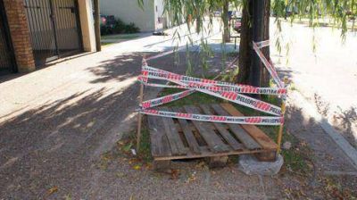 Se abri� un pozo de aproximadamente dos metros y medio en la v�a p�blica 