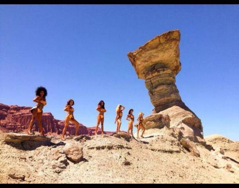 La apertura para el programa Showmatch se film� en Ischigualasto