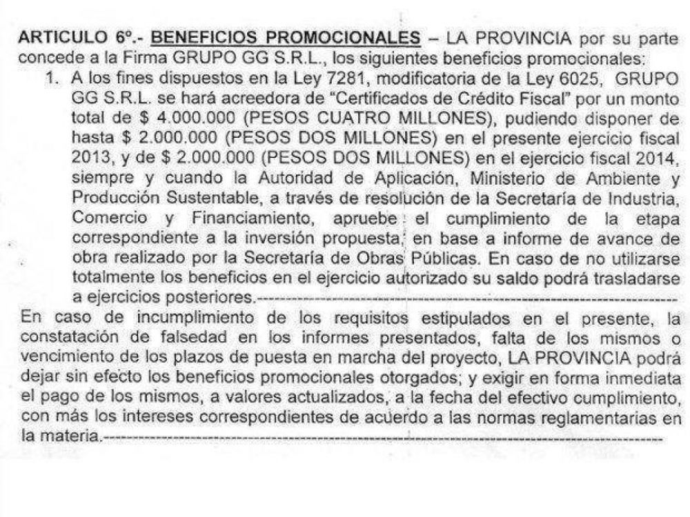 El Gobierno otorga un cr�dito fiscal a un diario por $4 millones