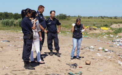 Encuentran parte de un cr�neo en el Basural Municipal 