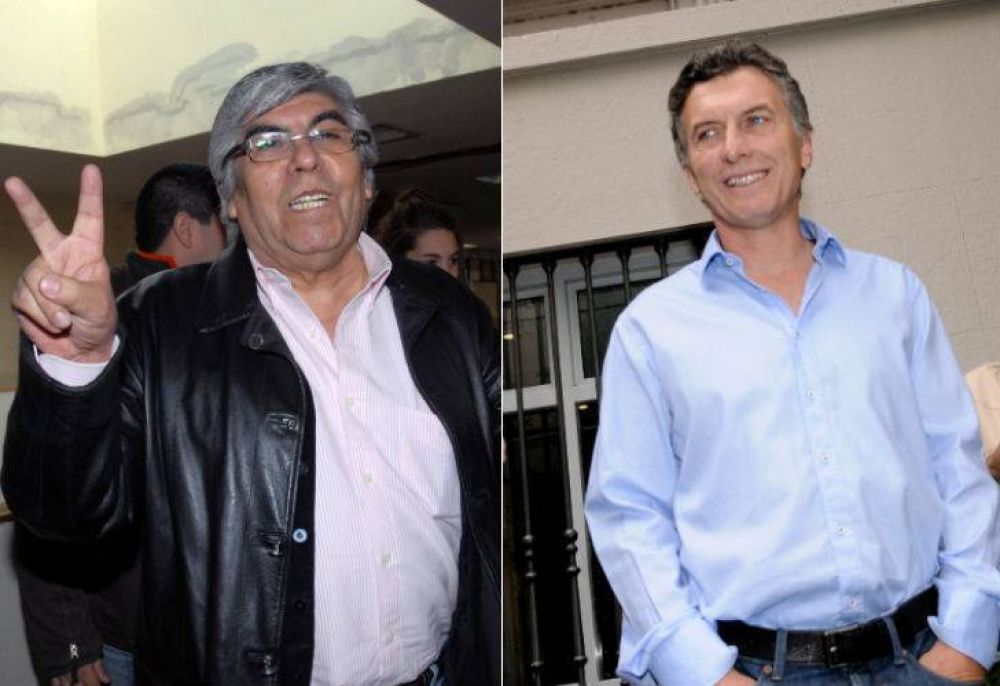Por las paritarias docentes, Moyano elogi� a Macri y critic� al gobierno