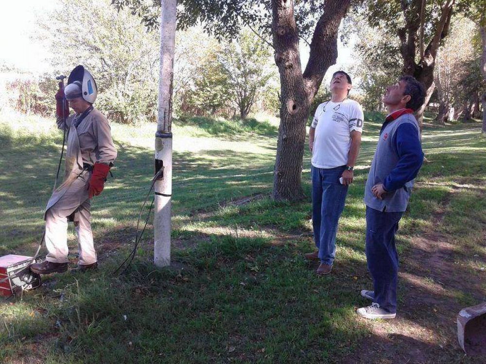 EL INTENDENTE GASPARINI RECORRI� DIVERSAS OBRAS