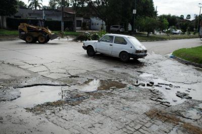 Las calles bombardeadas