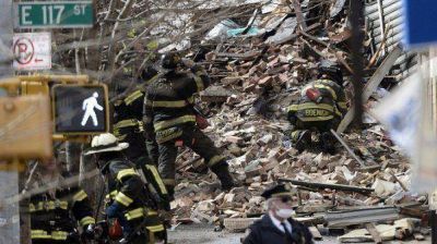 Ascienden a siete los muertos por la explosi�n y derrumbe en Manhattan