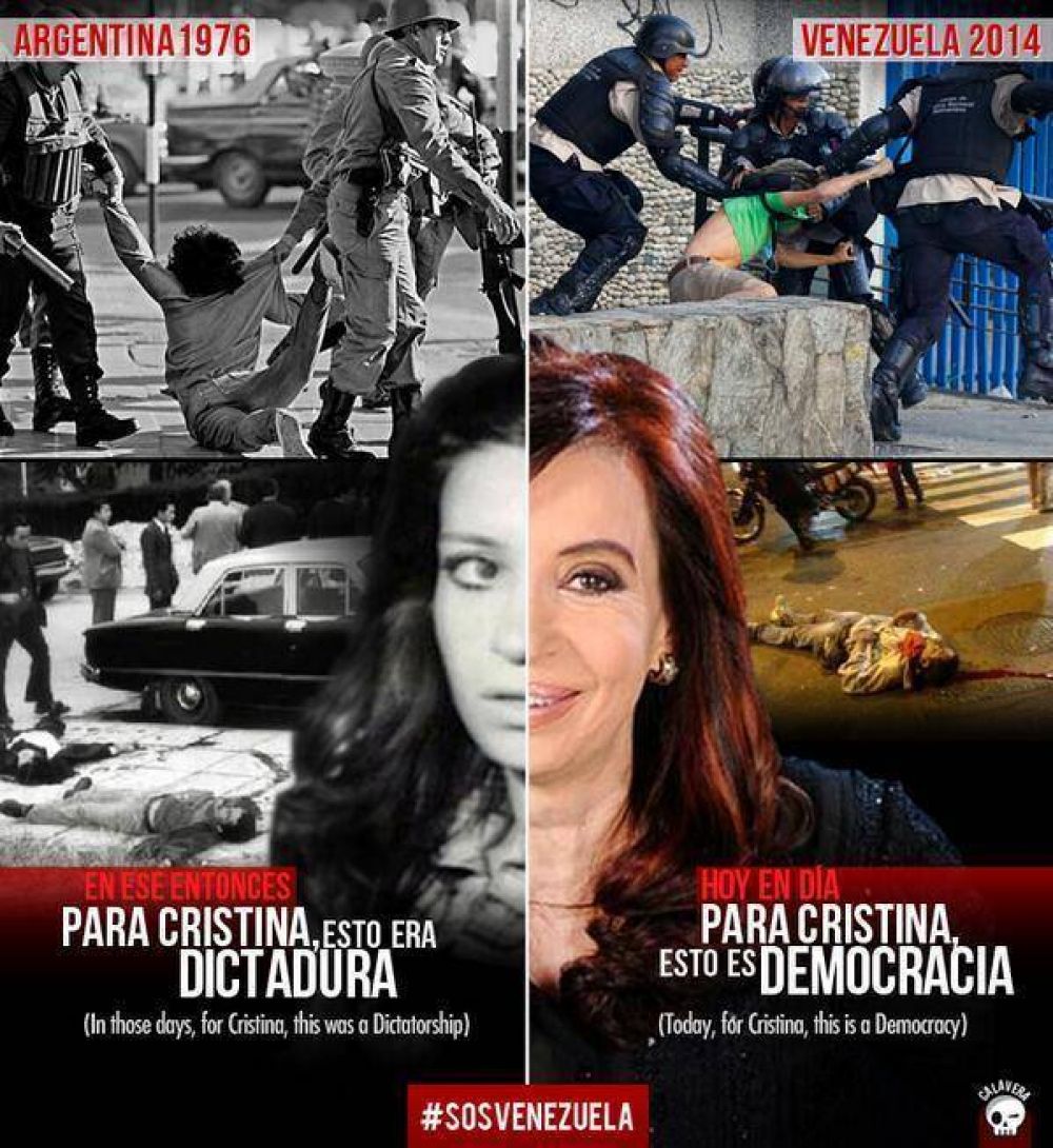 Campa�a #SOSVenezuela denuncia a Cristina, Mujica y Dilma