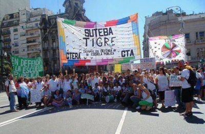 Los docentes de Tigre organizan un plan de lucha para el fin de semana 