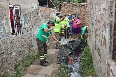 Importante operativo de limpieza en San Isidro 