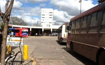 Por el paro de colectivos, choferes de l�neas provinciales y comunales no prestan servicio