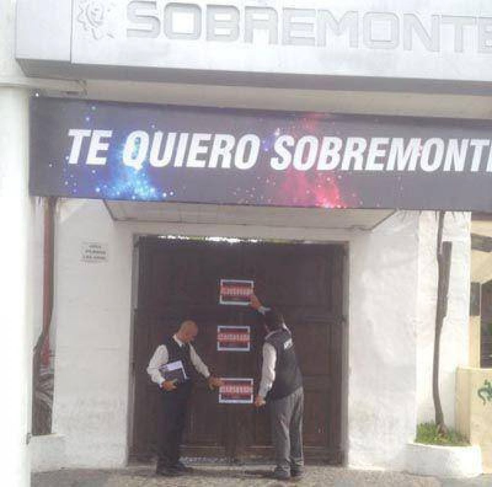 La AFIP clausur� el boliche Sobremonte por veinte d�as