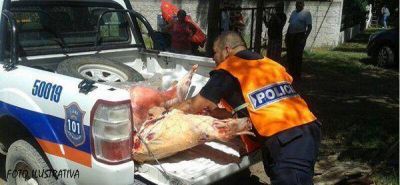 Secuestro de mercader�a en comercio de las localidades