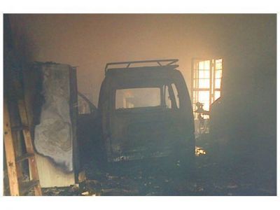Concordia: grave incendio en una casa parroquial