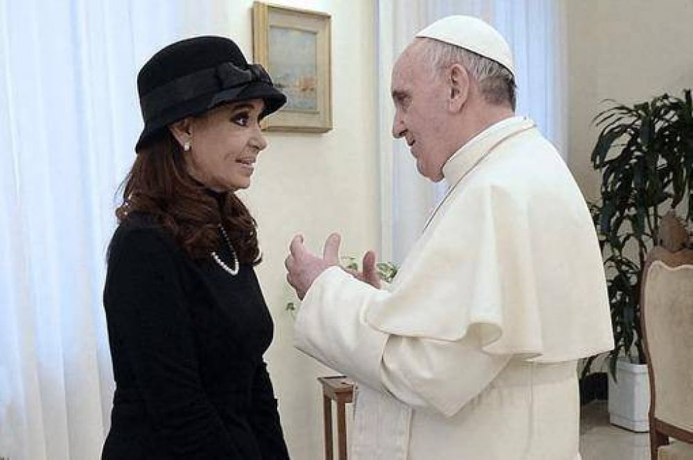 Cristina arribar� a Roma para reunise con el papa Francisco
