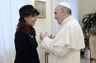 Cristina arribar� a Roma para reunise con el papa Francisco