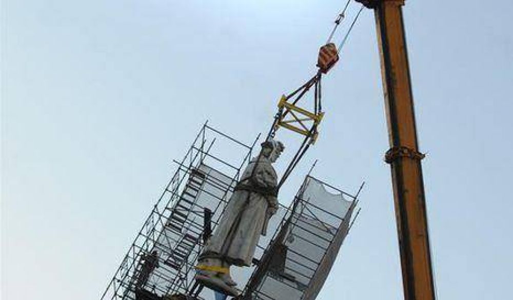 Justicia aval� accionar de Naci�n por estatua de Col�n