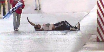 Dieron de alta al joven tirado de un puente en un piquete
