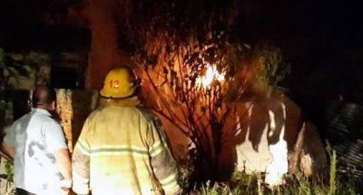 Incendio en barrio Don Carlos