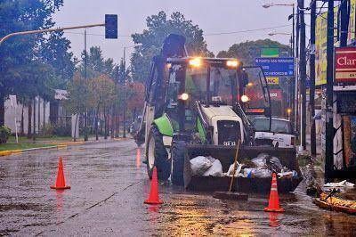 San Fernando trabaja intensamente para prevenir anegamientos