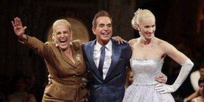 El homenaje de Valeria Lynch a Jorge Ib��ez en el cierre del Buenos Aires Alta Moda