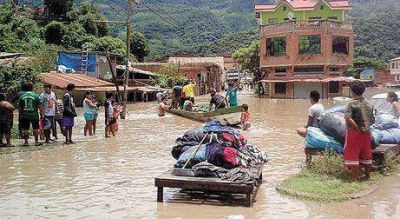 Donaci�n a los afectados por las inundaciones en Bolivia