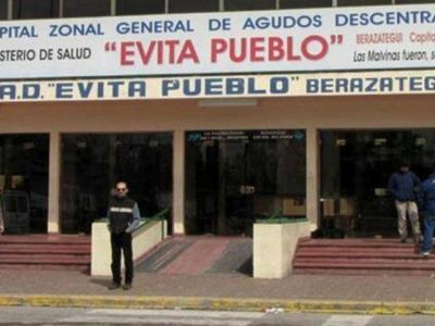 Casi una tragedia en el Evita