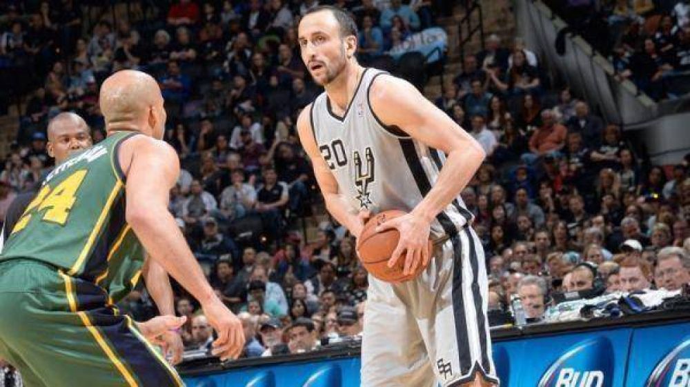 Manu fue el goleador en la victoria de los Spurs