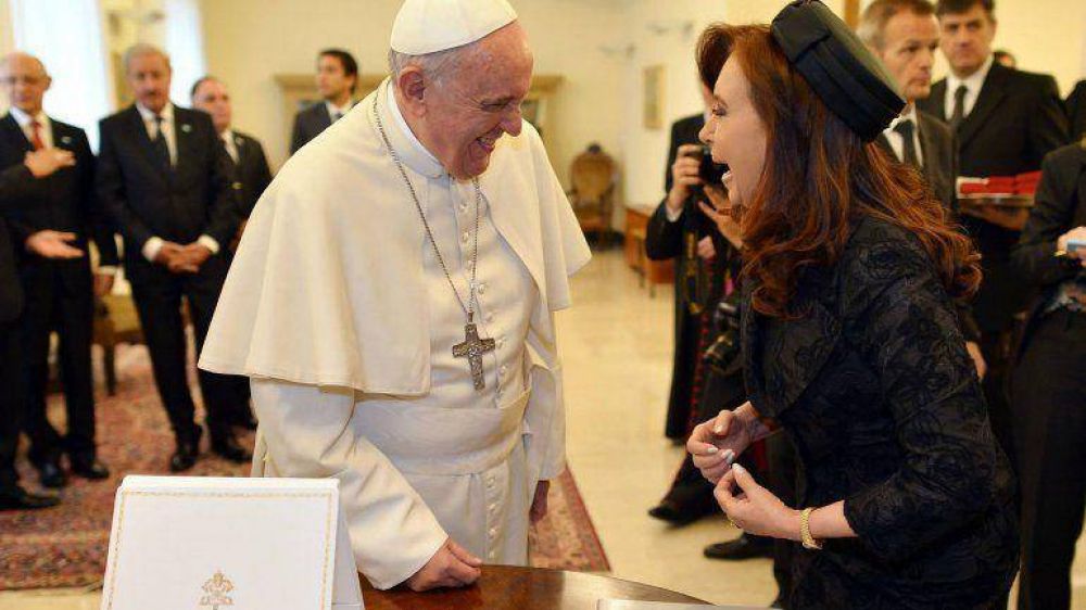 Cristina, tras la reunin con el Papa: "Muchos deberan leerlo, no solamente sacarse una foto"