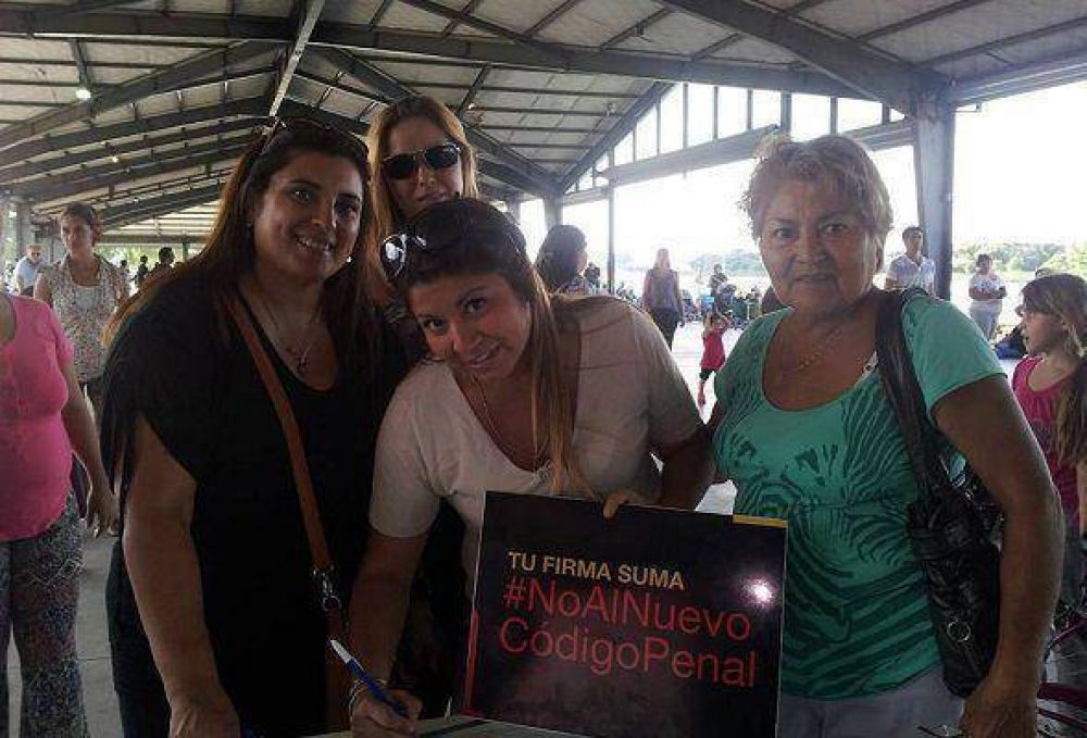 Unos 3 mil sanfernandinos firmaron contra la reforma del C�digo Penal
