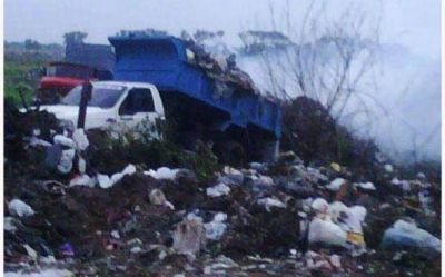 Denuncian problemas respiratorios en ni�os por quemas en basural clandestino