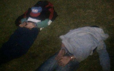 Entradera, armas, golpes y robo: dos detenidos de 15 y 16 a�os
