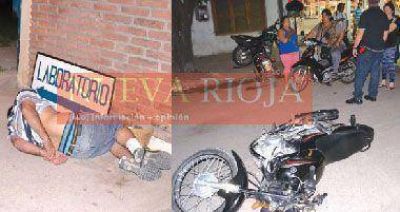 Intent� robarle a una mujer pero el marido lo atac� y qued� preso