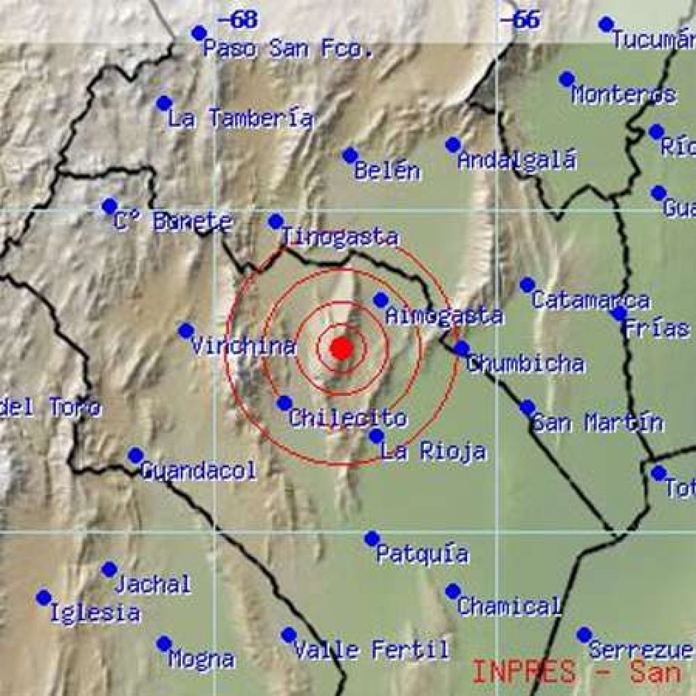 Fuerte temblor en La Rioja