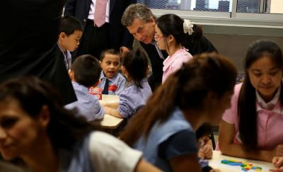 La Ciudad inaugur� la primera escuela biling�e argentino-china