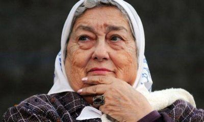 Hebe de Bonafini en Saladillo para el Festival de la memoria, por la verdad y la justicia