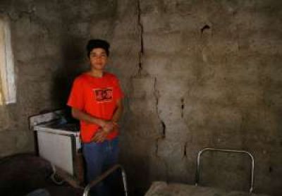 El ni�o que emocion� a Cristina, enfermo y en una casa en ruinas