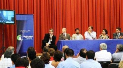 Inauguraron 12 c�maras de vigilancia en Fontana
