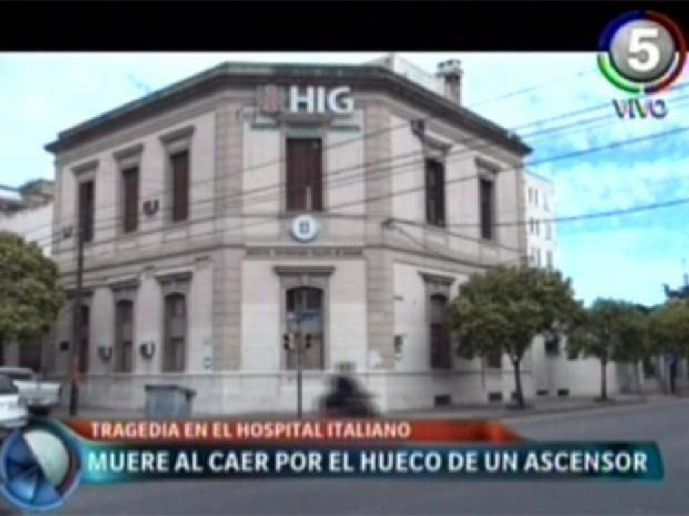 Una mujer cay� por el hueco de un ascensor del Hospital Italiano y muri�