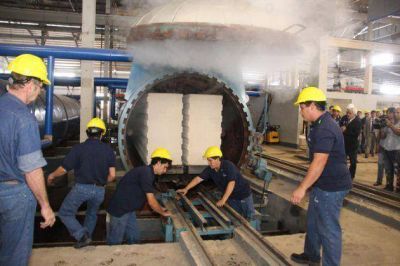 En la provincia se producen los innovadores ladrillos de hormig�n celular