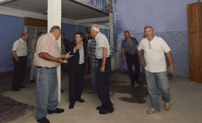 D�az P�rez visit� el Club Belgrano