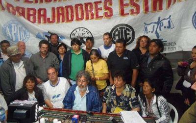 Movilizaci�n y asamblea de la Intersindical