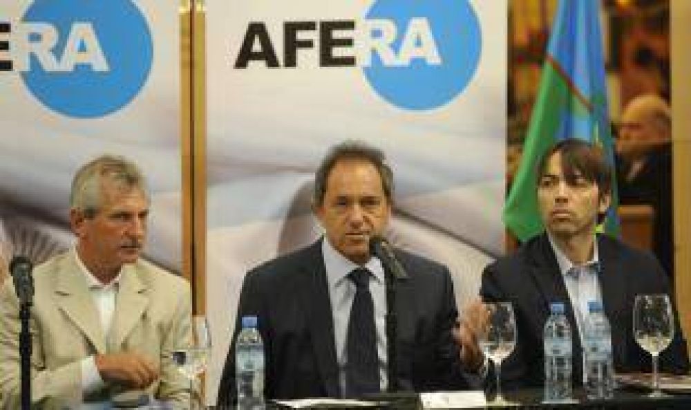 Scioli en Mar del Plata: "Tengo mucha fe en el presente y en el futuro del pa�s"