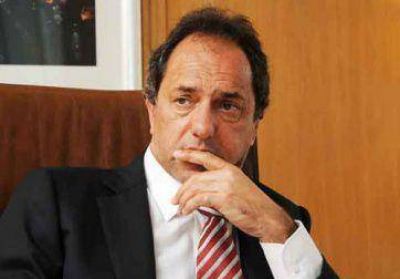 Scioli: "Tengo que poner toda mi tolerancia"