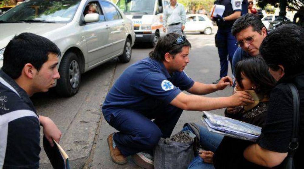 Peatones en peligro por imprudencias